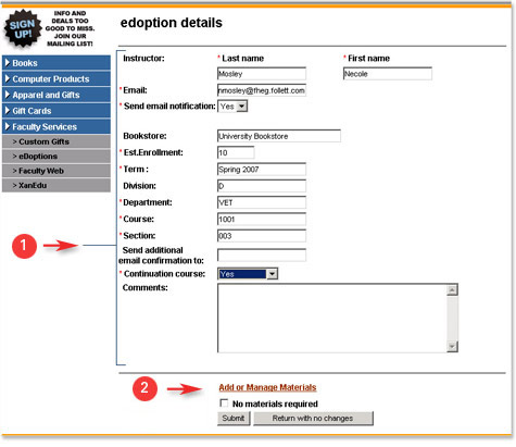 edoption details screen